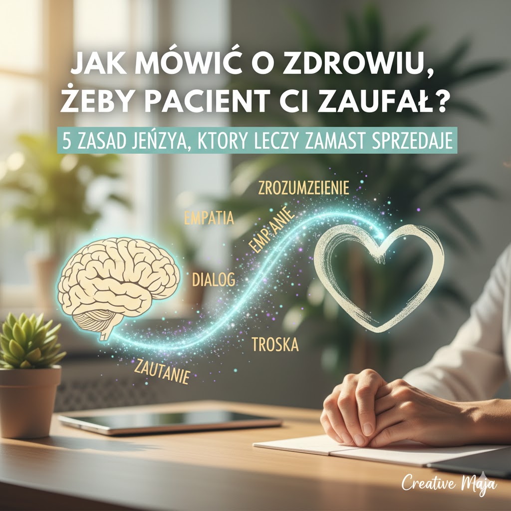Jak mówić o zdrowiu, żeby pacjent Ci zaufał – 5 zasad języka, który leczy zamiast sprzedaje